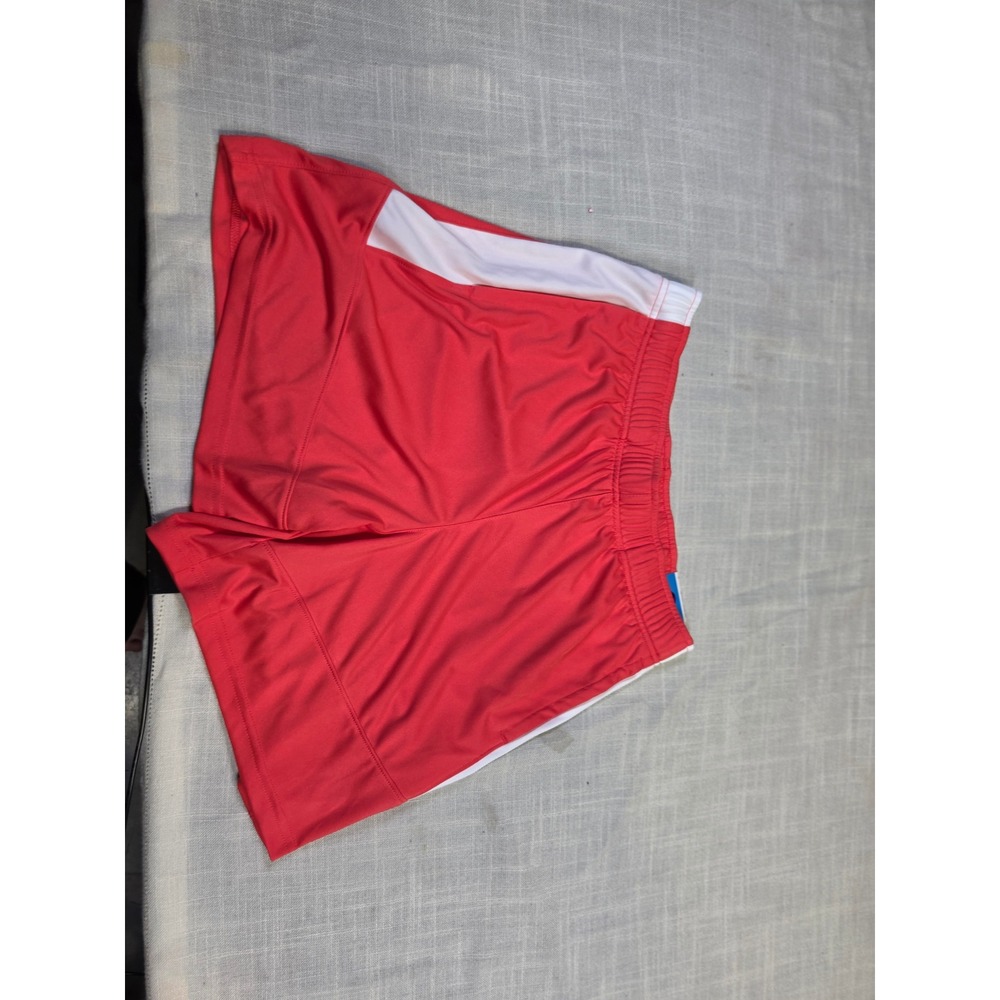 DSG Boys Knit Performance Shorts Red White Athletic Gym XL 18 NWT
